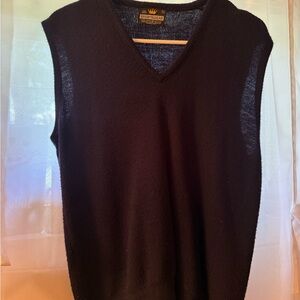 Black Men's Sweater Vest